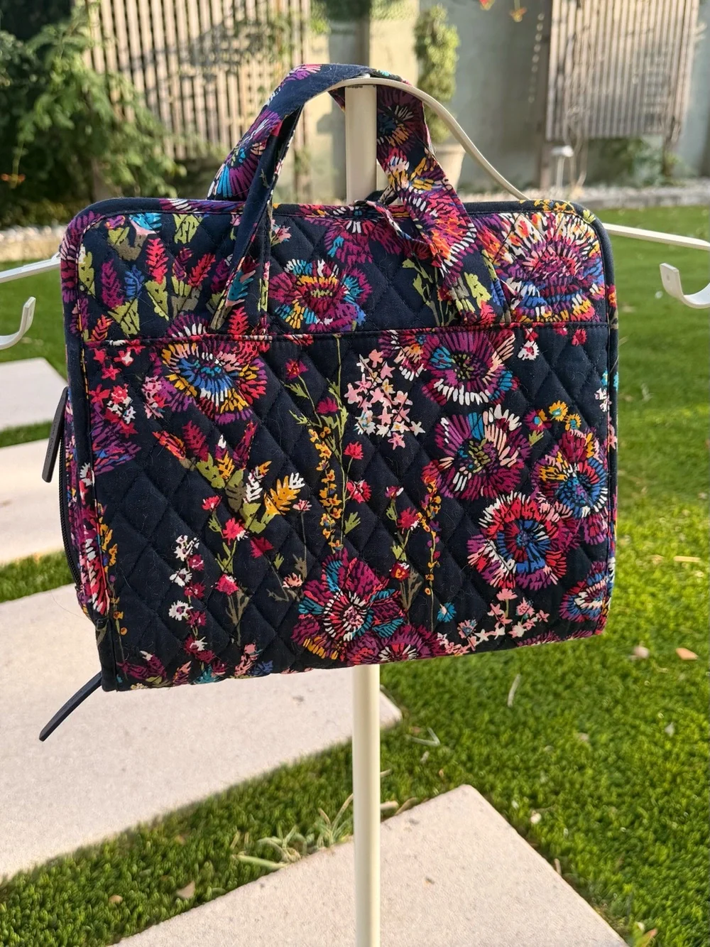 Vera Bradley Chandelier Floral Hanging Travel Organizer | Toiletry Cosmetic Case